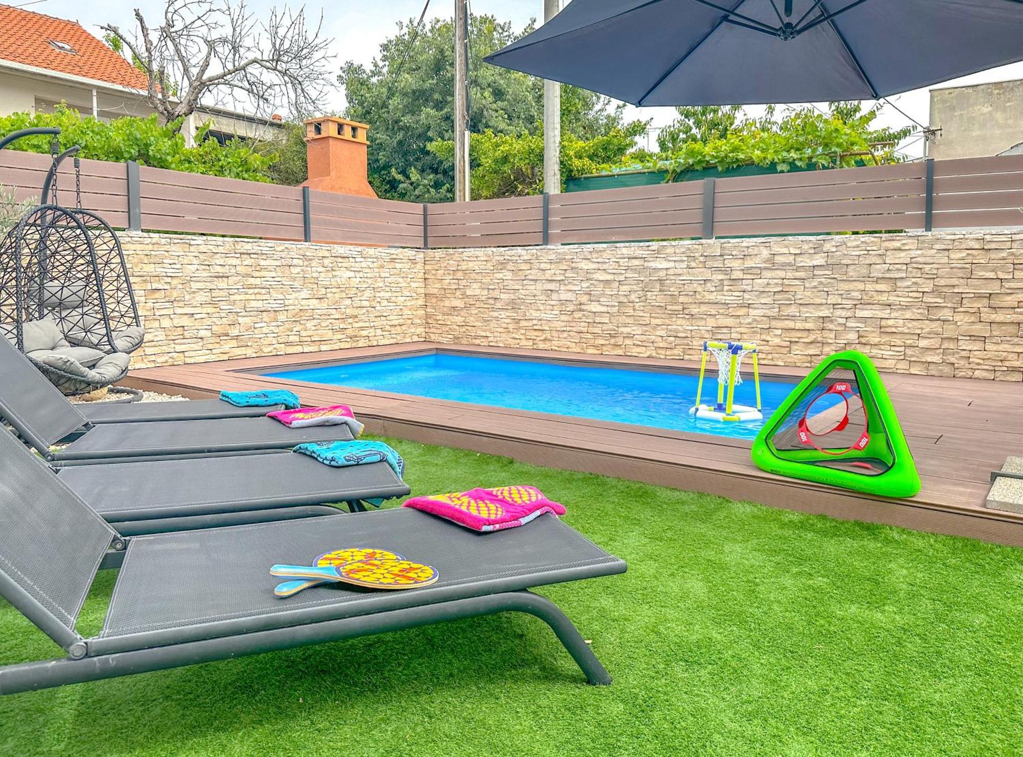 Mustra House Zadar - Private Pool & Sauna Luaran gambar