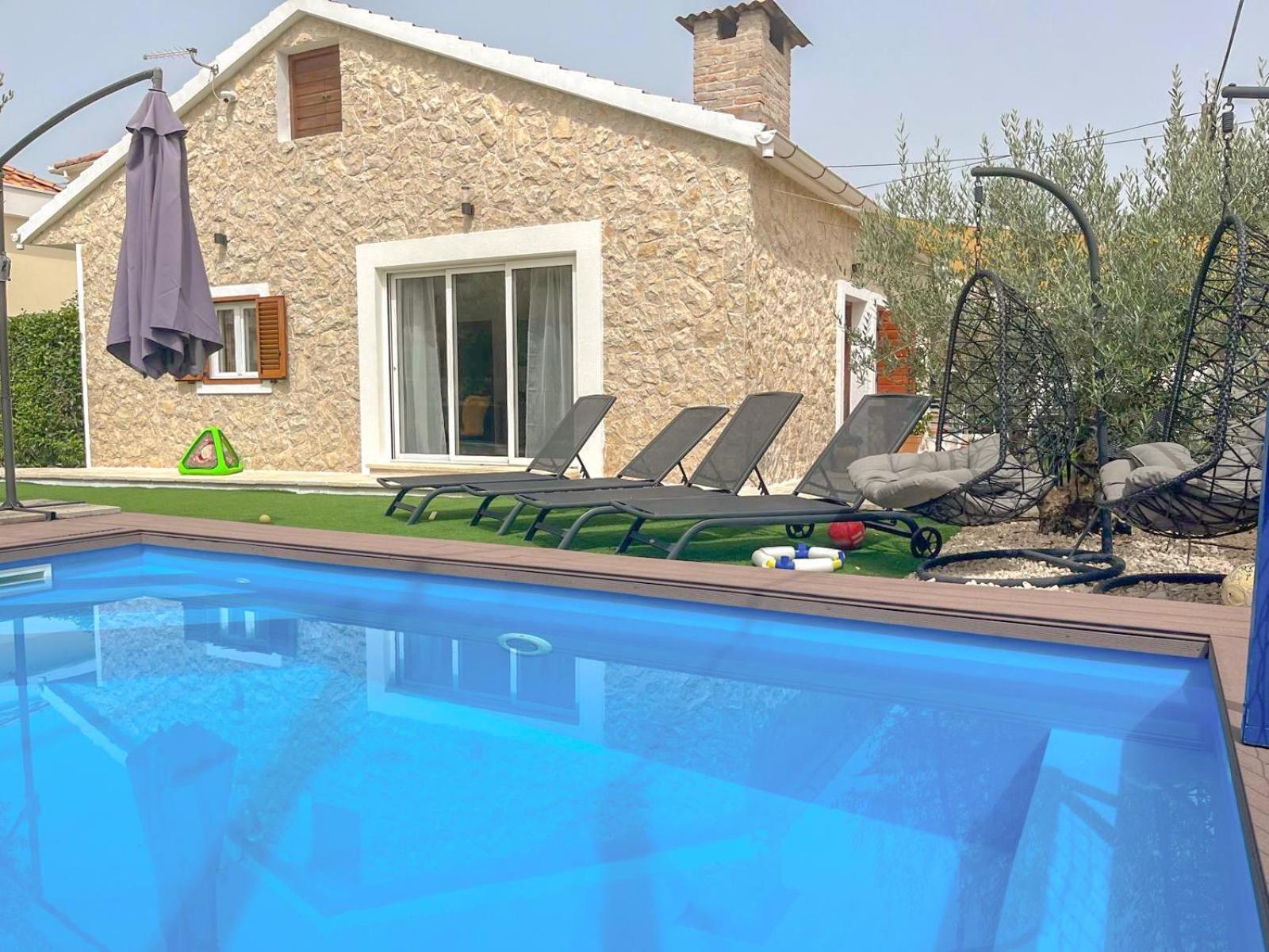 Mustra House Zadar - Private Pool & Sauna Luaran gambar