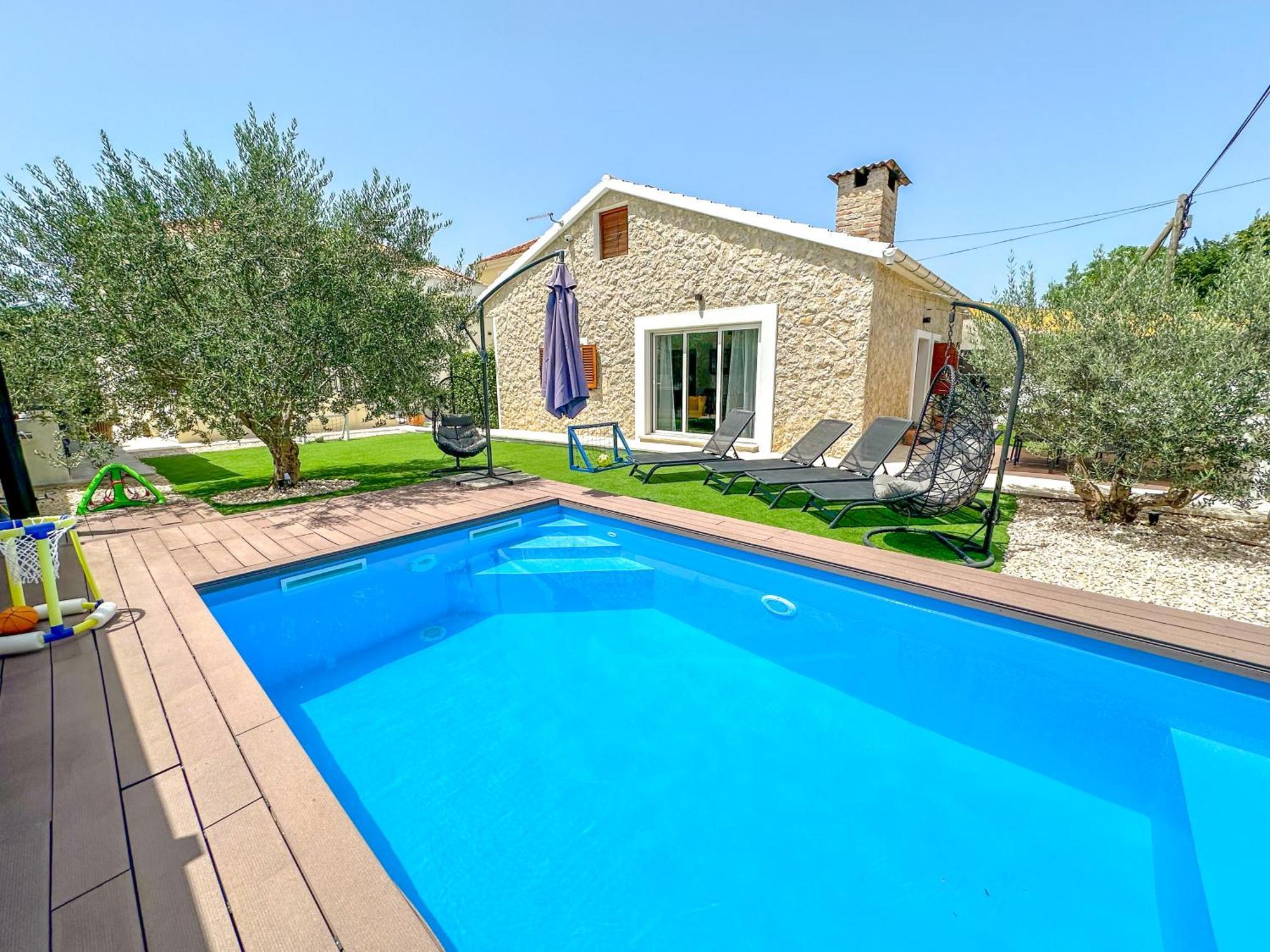 Mustra House Zadar - Private Pool & Sauna Luaran gambar